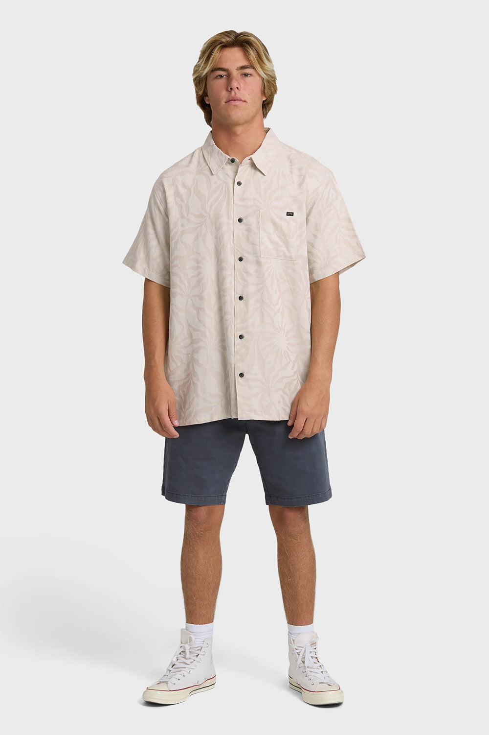 billabong sundays jacquard ss ash