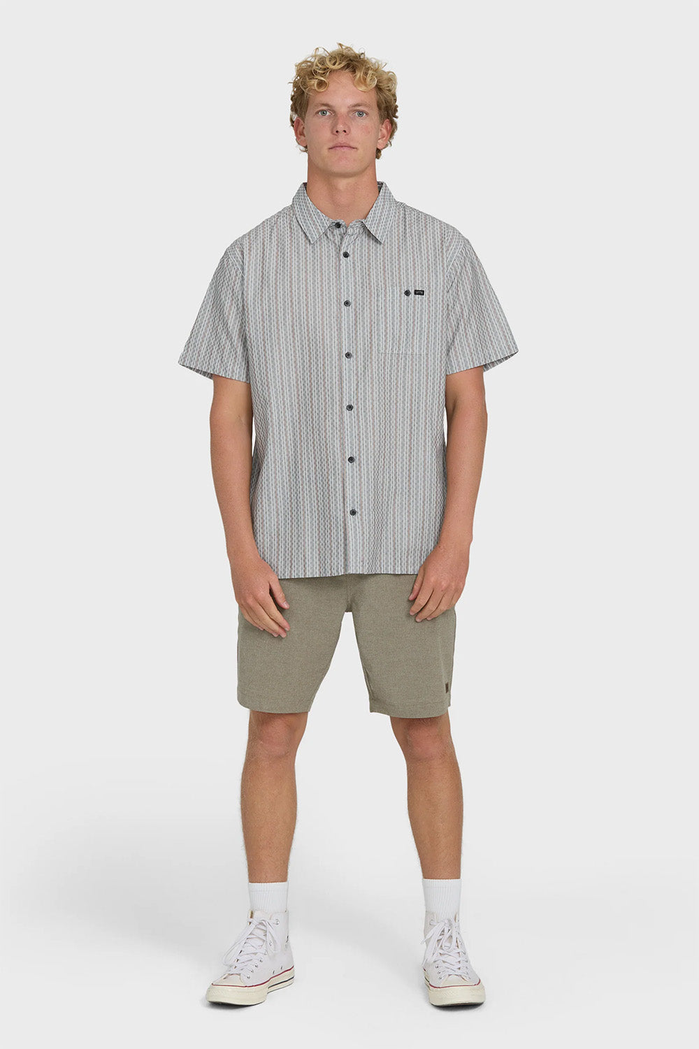 billabong sundays jacquard ss fog gray 