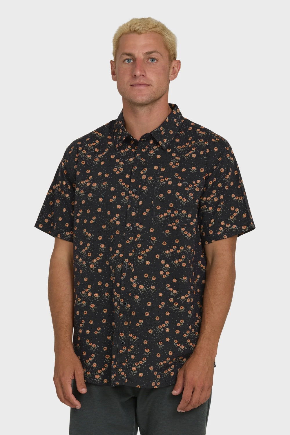 billabong sundays mini ss black front