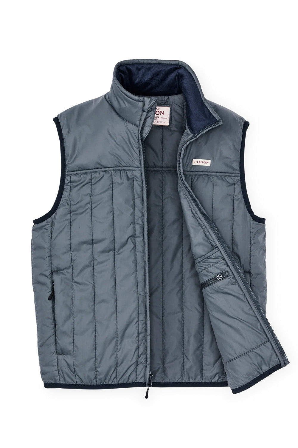 Filson ULTRA LIGHT VEST Storm Blue Inside