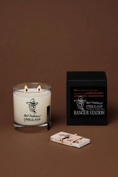 ranger station anti-pumpkin candle package