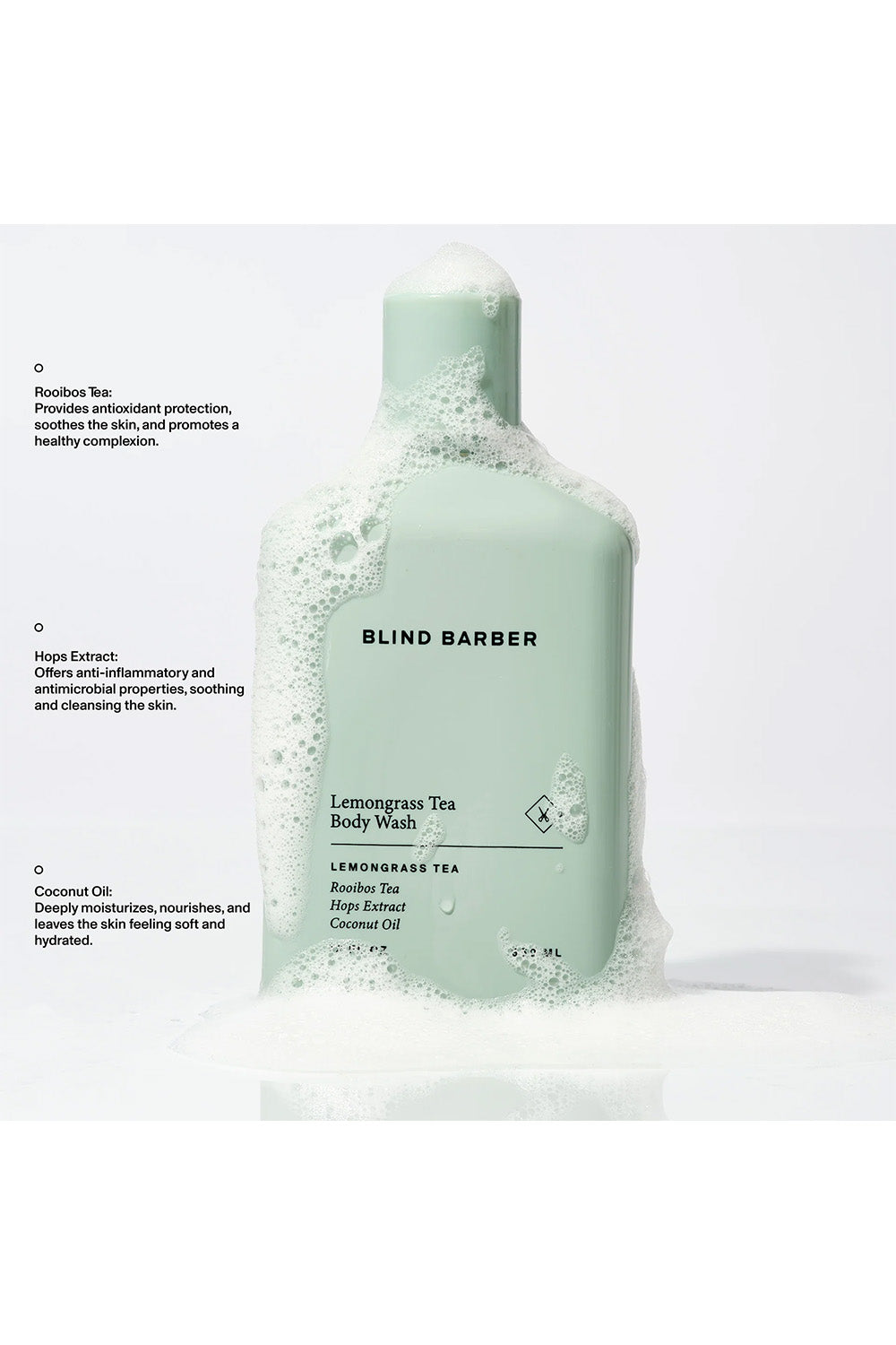 Blind Barber - Lemongrass Tea Body Wash - Details