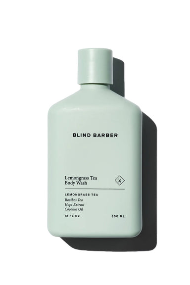 blind barber lemongrass tea body wash front