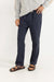 Rhythm - Linen Jam Pant - Navy - Front