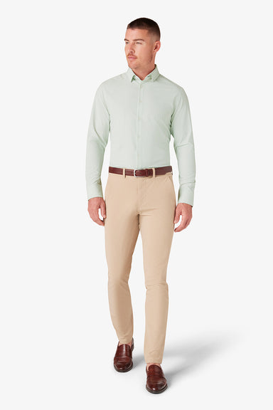 Mizzen + Main - Leeward LS - Fern Filbert Plaid - Front