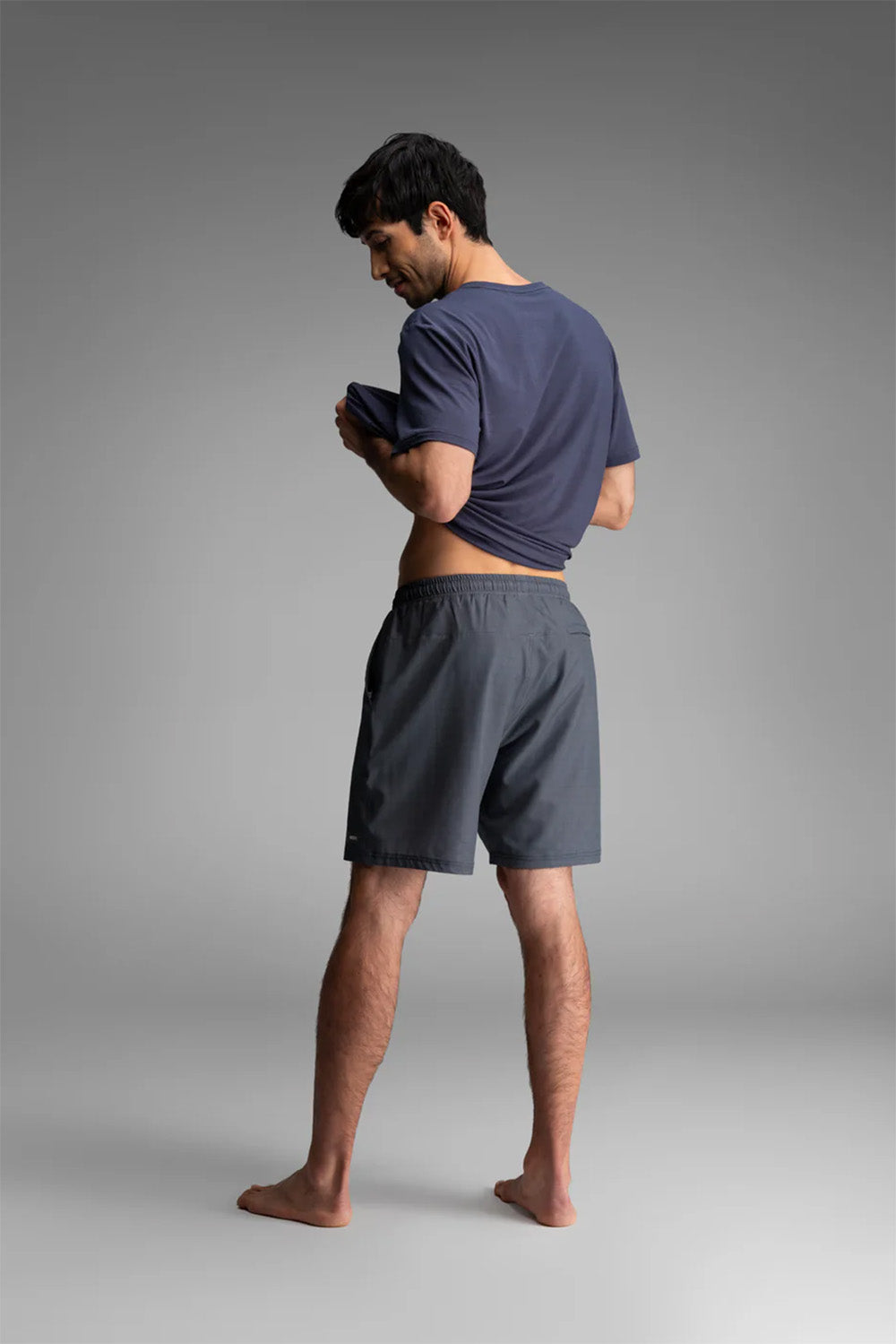 bn3th agua volley 2n1 short 7" artisan tile navy back