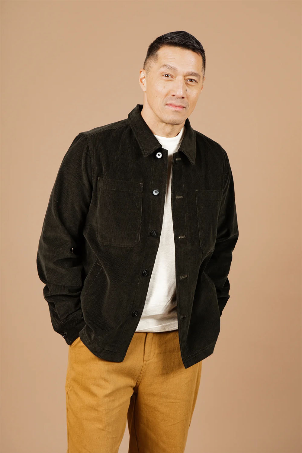Bridge & Burn - Banks Shirt Jacket - Deep Pine Corduroy