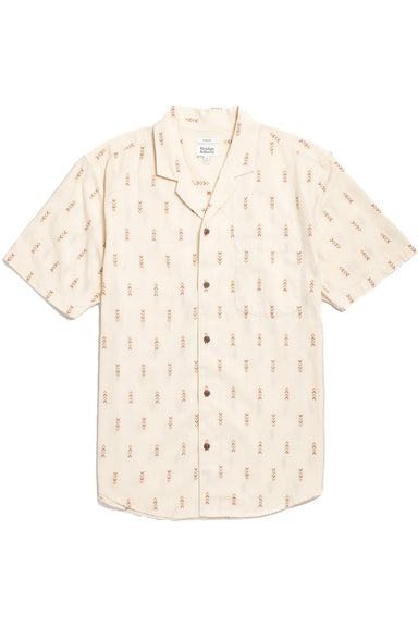 bridge and burn collins slim shirt dune chevron flatlay