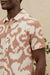 bridge and burn harbor slim shirt pop leaf detail