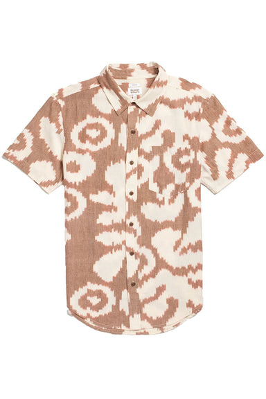 bridge and burn harbor slim shirt pop leaf flatlay