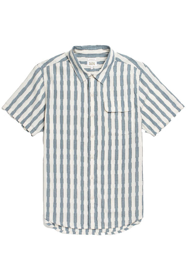 bridge and burn marten shirt beach stripe flatlay