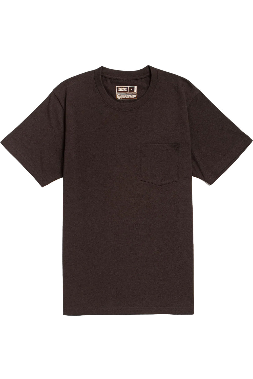 bridge and burn recycled pocket tee truffle flatlay 
