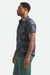 brixton charter print ss black trooper grey palm floral side