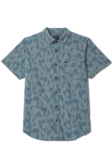 brixton charter print ss trooper crackle paint flatlay