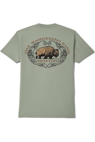 brixton coba ss desert green back
