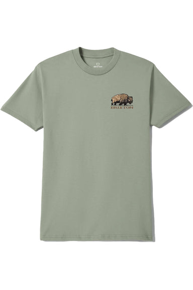 brixton coba ss desert green front