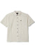 brixton cru striped dobby ss off white flatlay