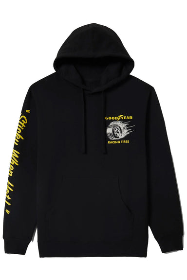 brixton goodyear cheater slick hood black front