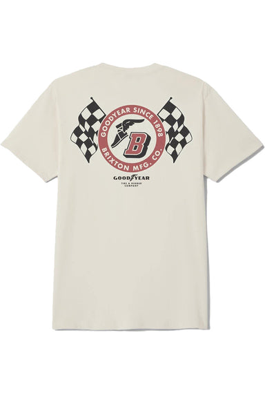 brixton goodyear speedway ss cream back