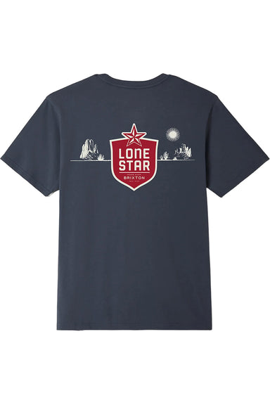 brixton lonestar desertscape ss navy flatlay