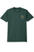 Brixton Marley Tee in Forest Green — Front view