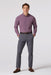 Mizzen + Main - Leeward LS - Eggplant Levi Plaid