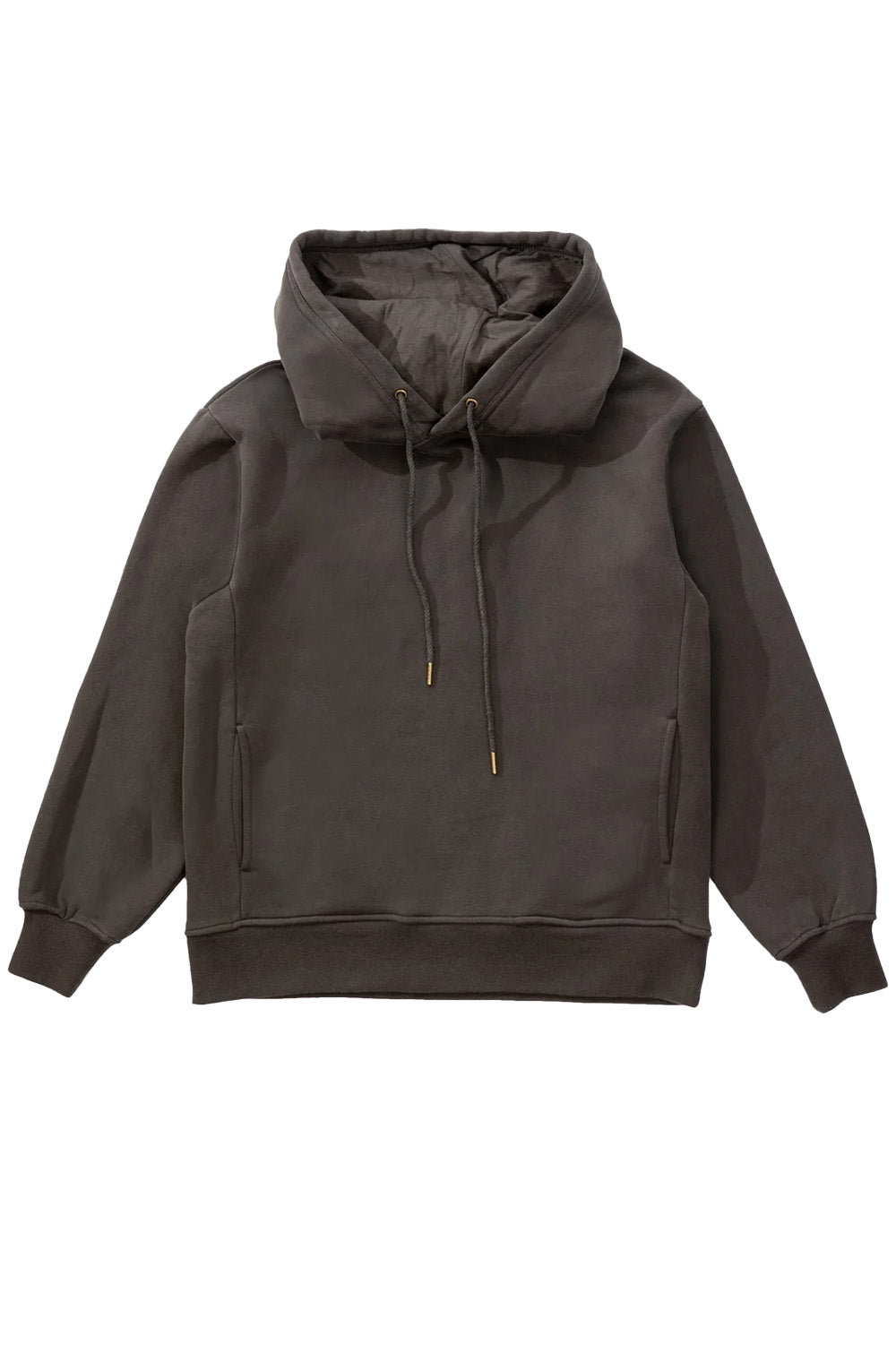 Rhythm - Classic Fleece Hood - Vintage Black - Flatlay