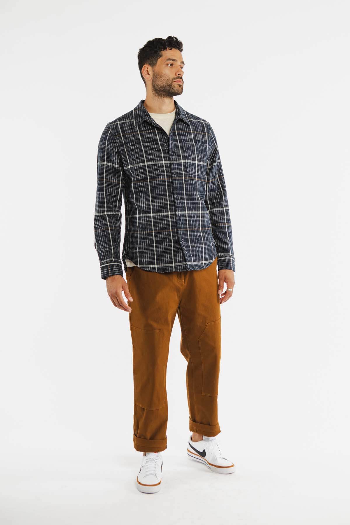 Bridge & Burn - Jude Shirt - Clear Creek Plaid - Profile