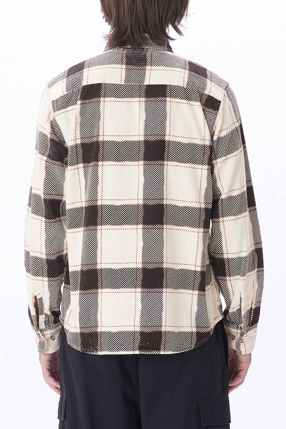 Obey - Adrian Cord Woven - Unbleached Multi  - Back