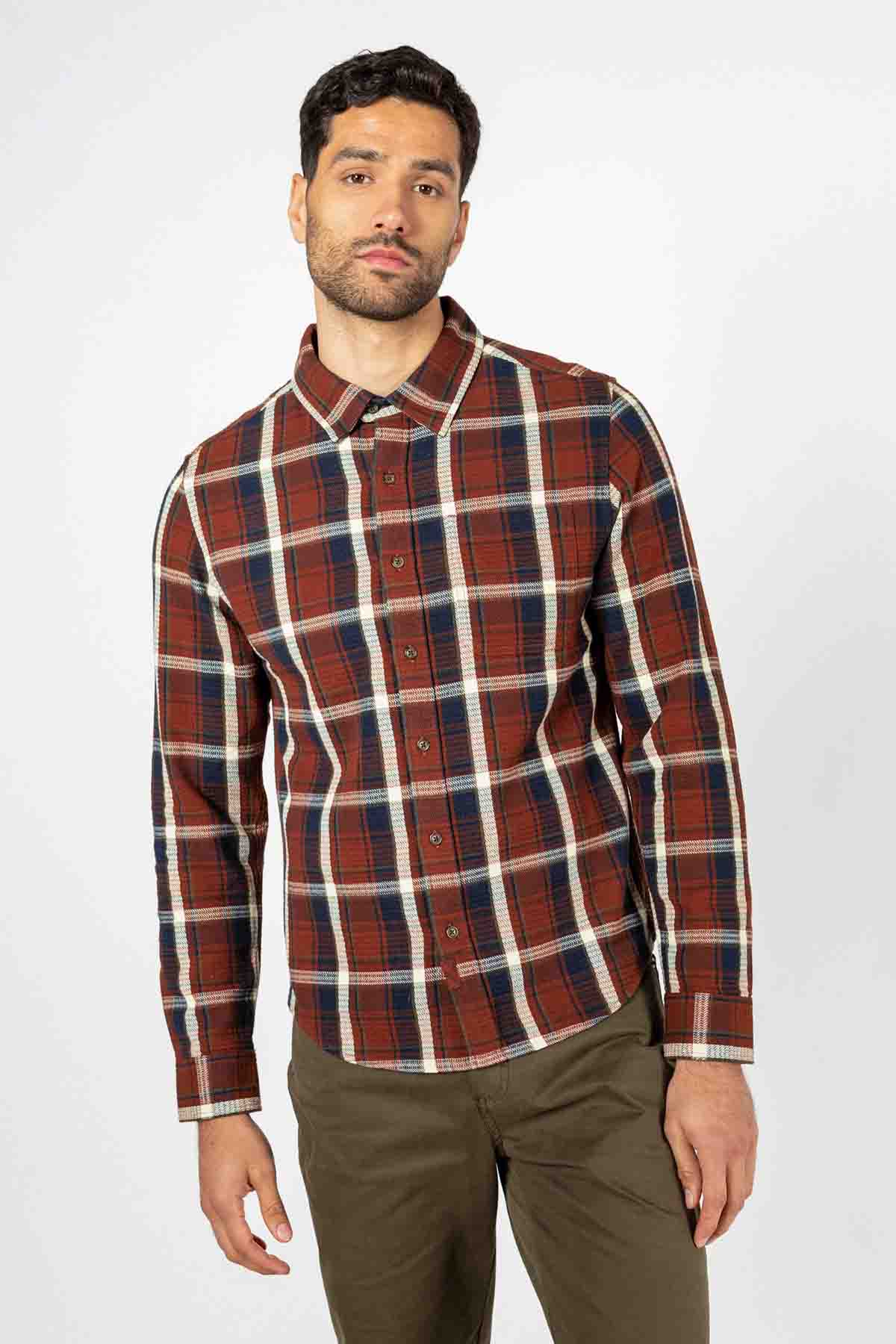 Bridge & Burn - Jude Shirt - Echo Ridge PlaidBridge & Burn - Jude Shirt - Echo Ridge Plaid - Front