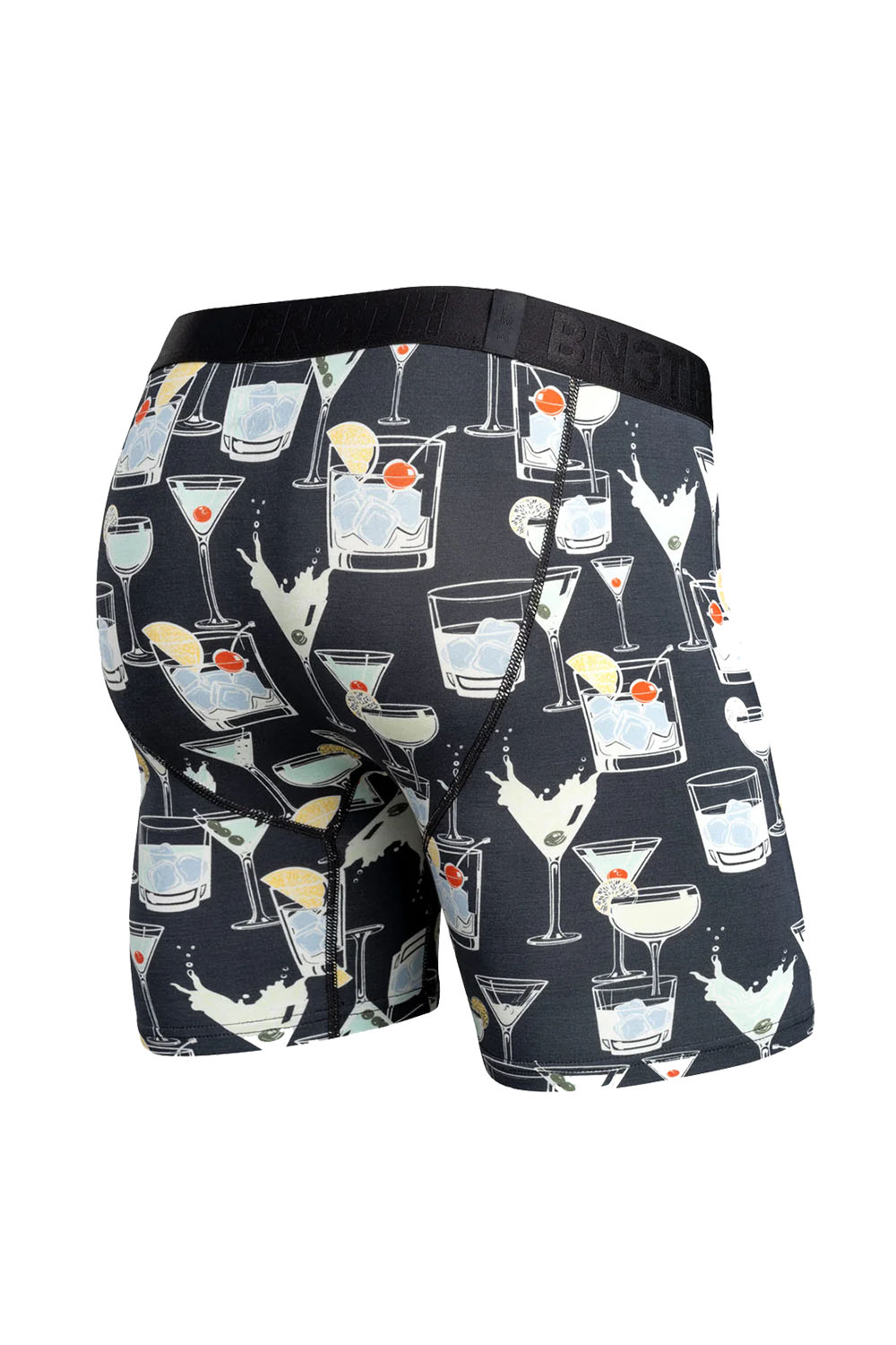 BN3TH - Classics Boxer Brief - Cocktails Black  - Back