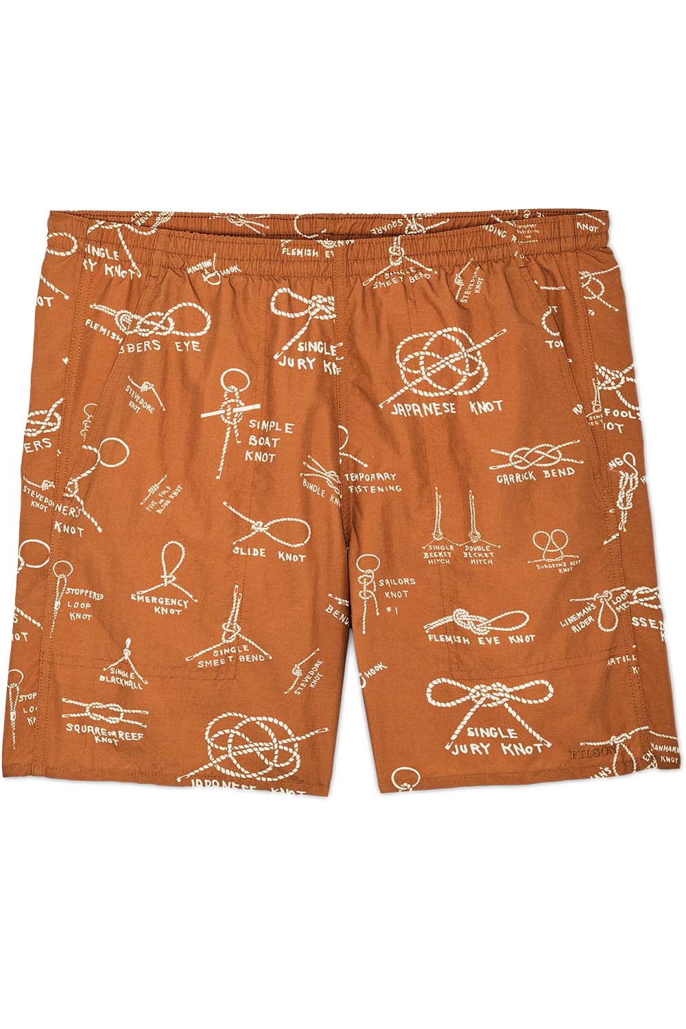Filson - Oxbow Lake Trunks - Bourbon/Knots - Front