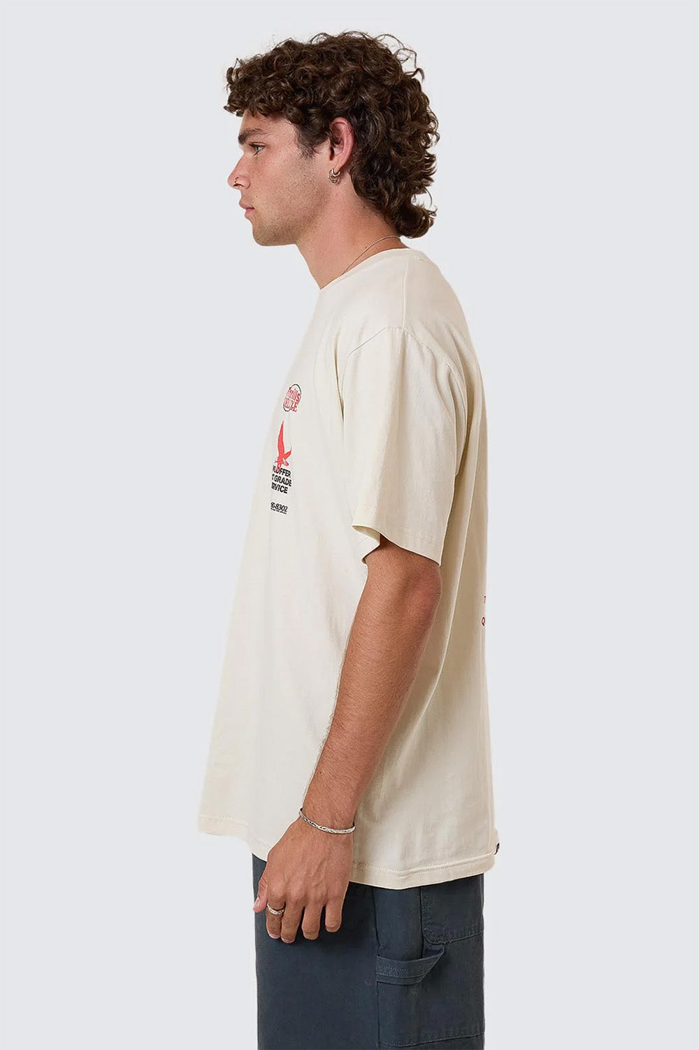 Thrills 1ST GRADE SERVICE TEE Heritage White Side