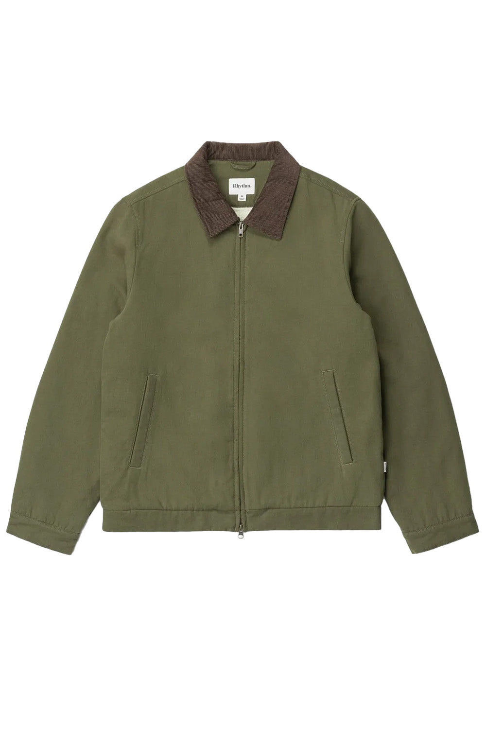 Rhythm James Jacket Olive Flatlay