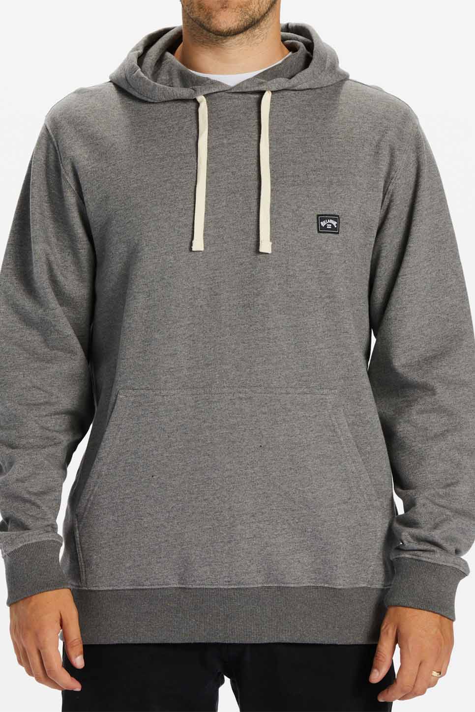 Billabong - All Day PO Hoodie - Light Grey Heather - Front
