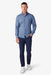Mizzen + Main - Nolan LS - Coastal Fjord Heather - Front