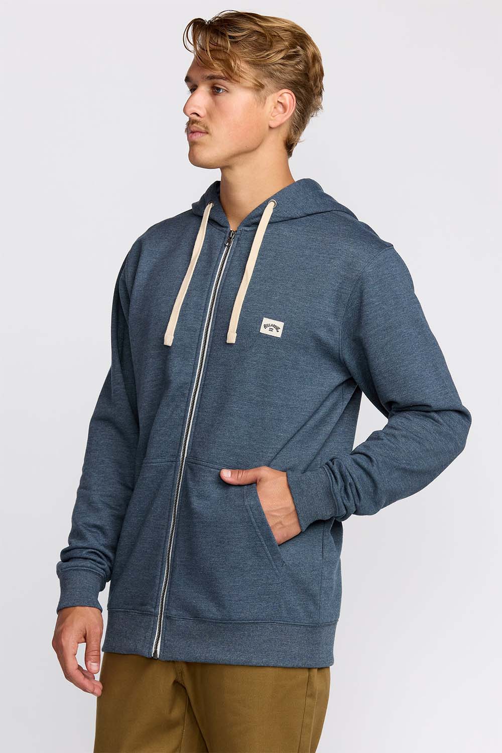 Billabong ALL DAY ZIP UP Midnight Blue Side