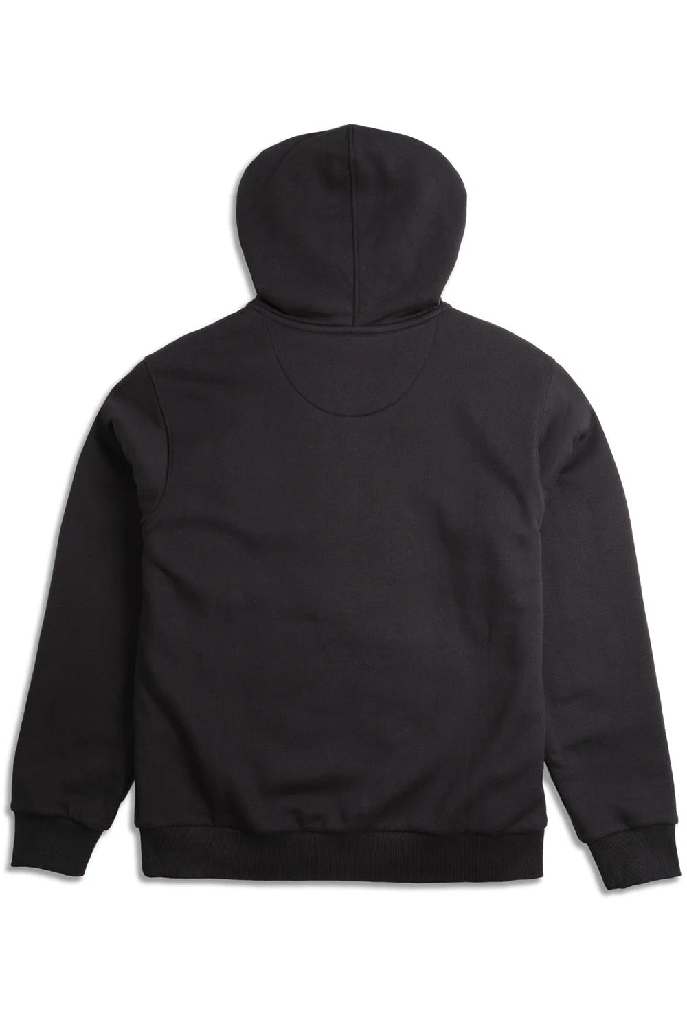 Topo Designs Utility Zip Hoodie in Black — Back view