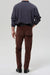 Citizens of Humanity Elijah Velveteen in Brown — back view