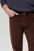 Citizens of Humanity Elijah Velveteen in Brown — detail-pocket view