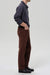 Citizens of Humanity Elijah Velveteen in Brown — side view