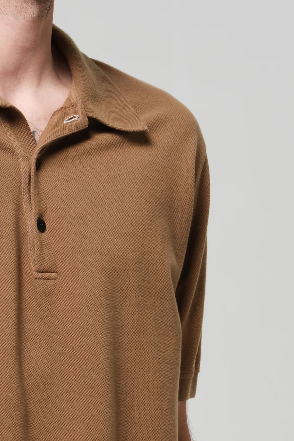 citizens of humanity banded polo vintage kelp detail