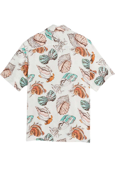 Scotch & Soda - Linen Viscose AOP - Seashells White - Back