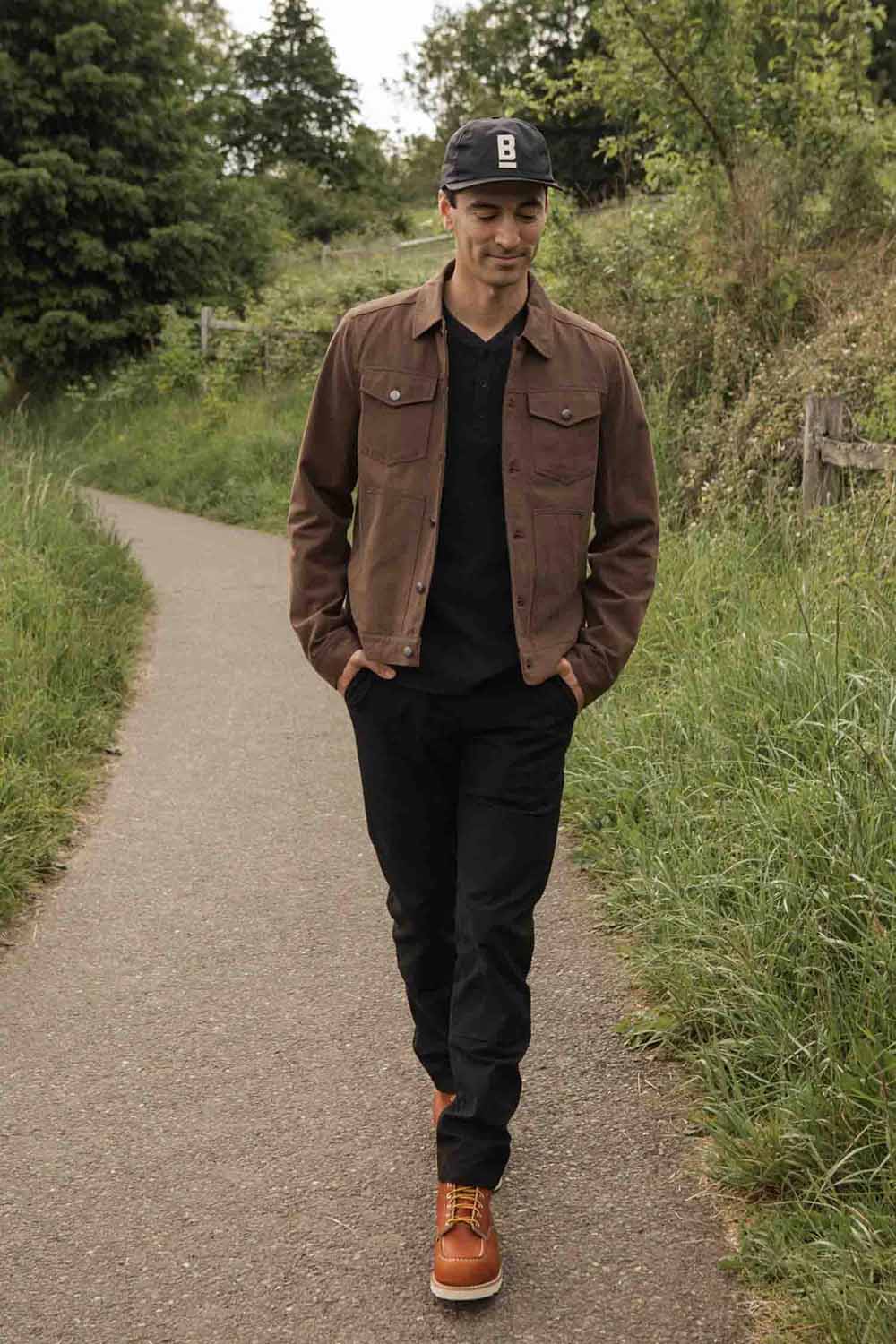 Bridge & Burn - Burl Trucker Jacket - Walnut