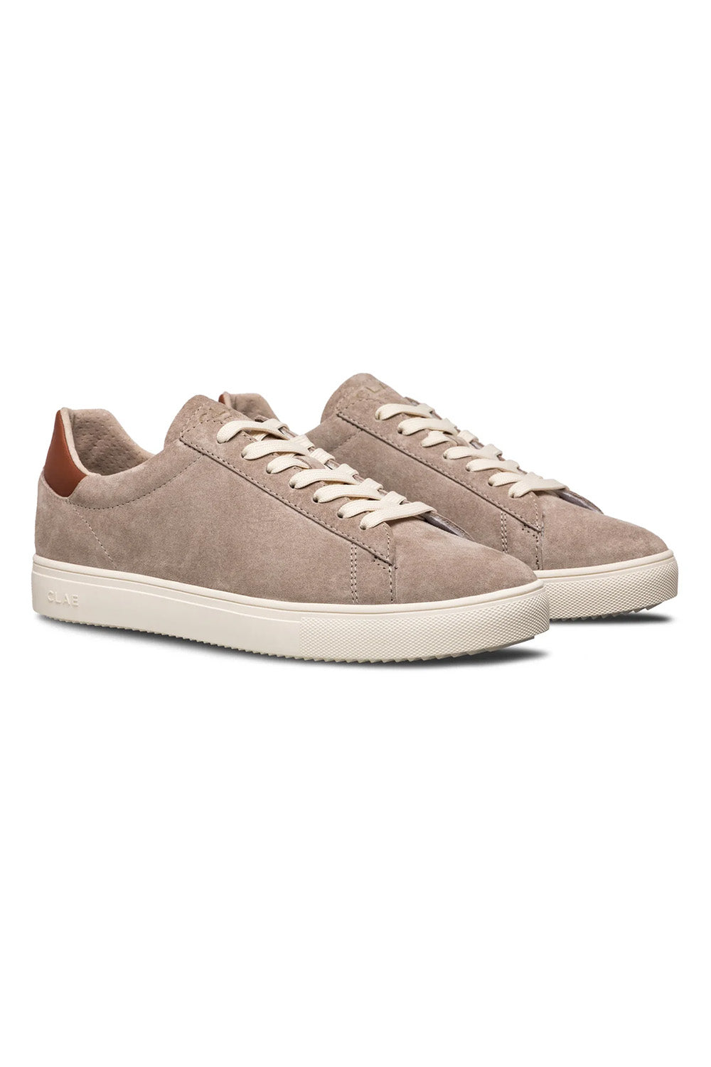 CLAE Bradley in Cobblestone Suede — side view