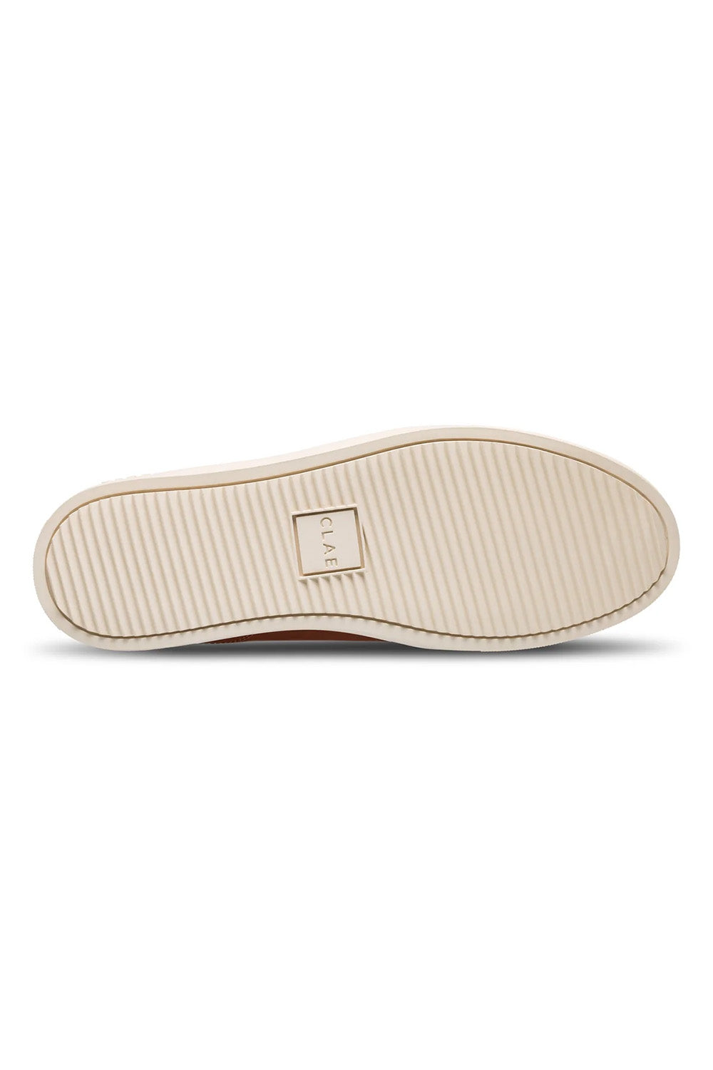 CLAE Deane in Leather Brown Java — bottom view