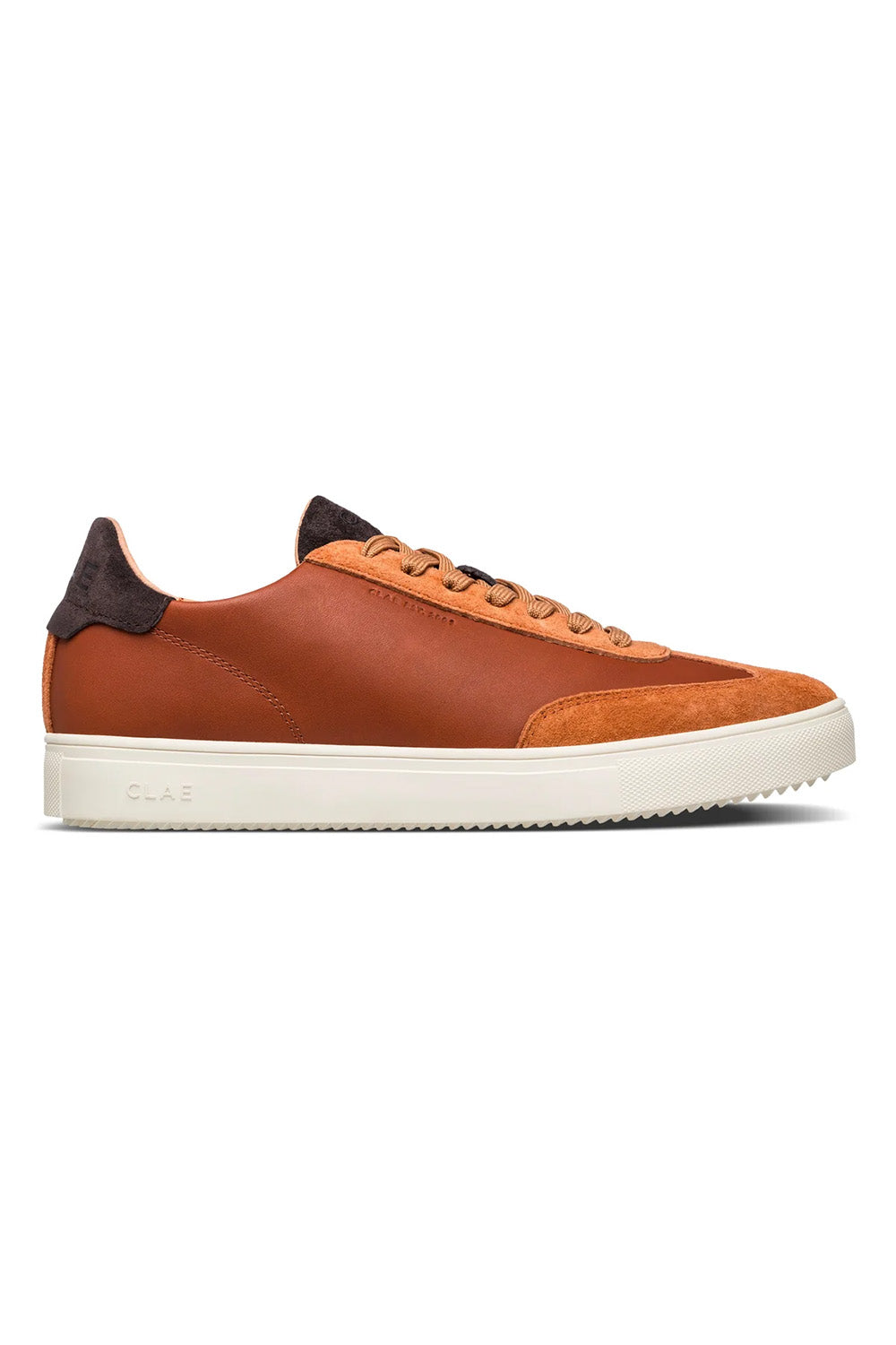 CLAE Deane in Leather Brown Java — profile view