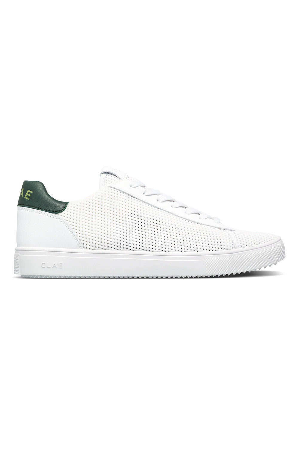 clae bradley knit white pine needle side