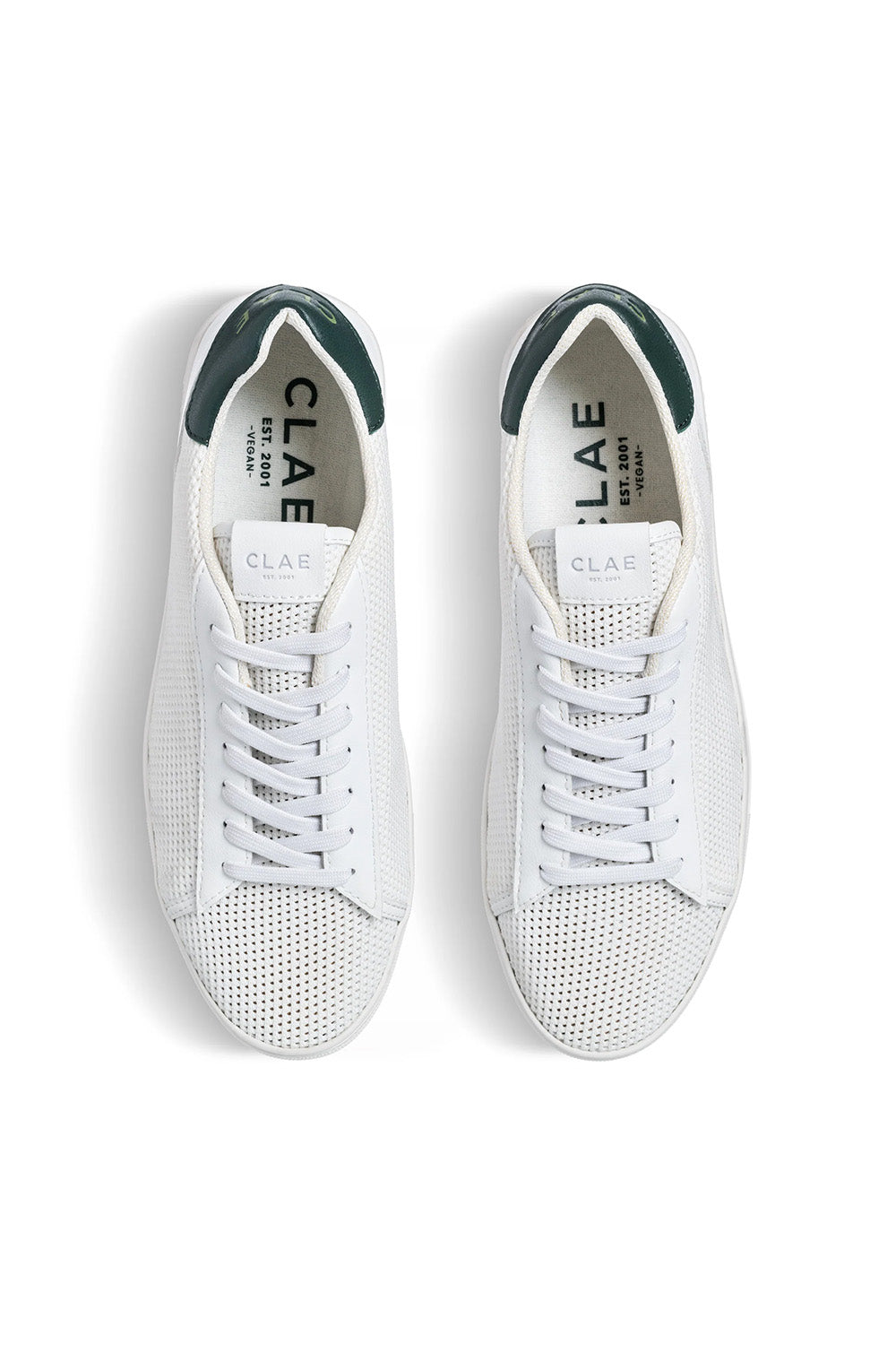 clae bradley knit white pine needle top