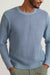 Marine Layer - Garment Dye Crew Sweater - Coronet Blue - Profile